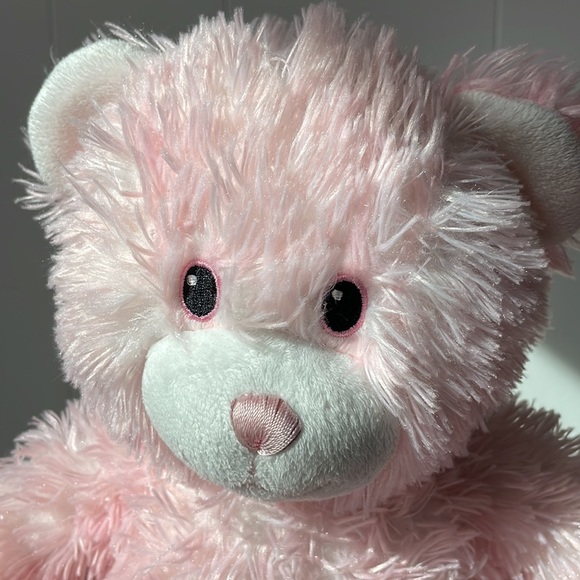 Build a Bear Sparkles Teddy 17" Plush Bear Pastel Pink Stuffed Animal Toy BAB - Picture 2 of 11